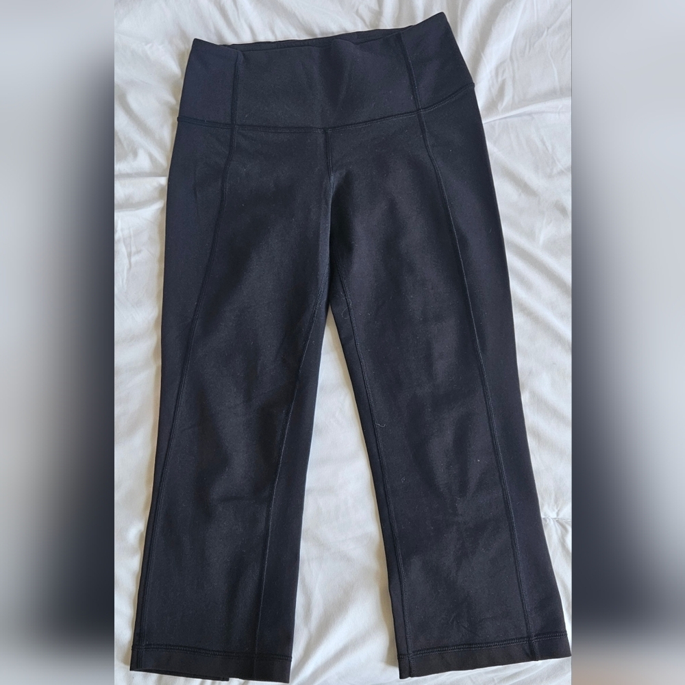 lululemon athletica Midnight Black Cropped Pants